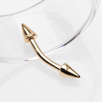 Detail View 1 of 14 Karat Gold Spike Cone Curved Barbell